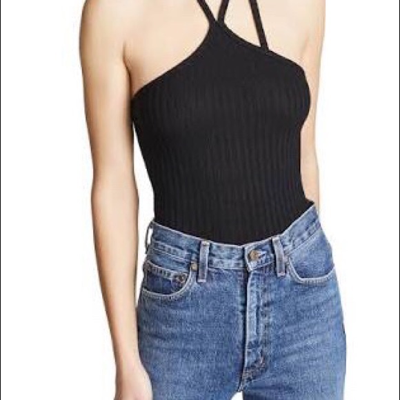 Express Halter Top Bodysuit. Size Large - Picture 5 of 5